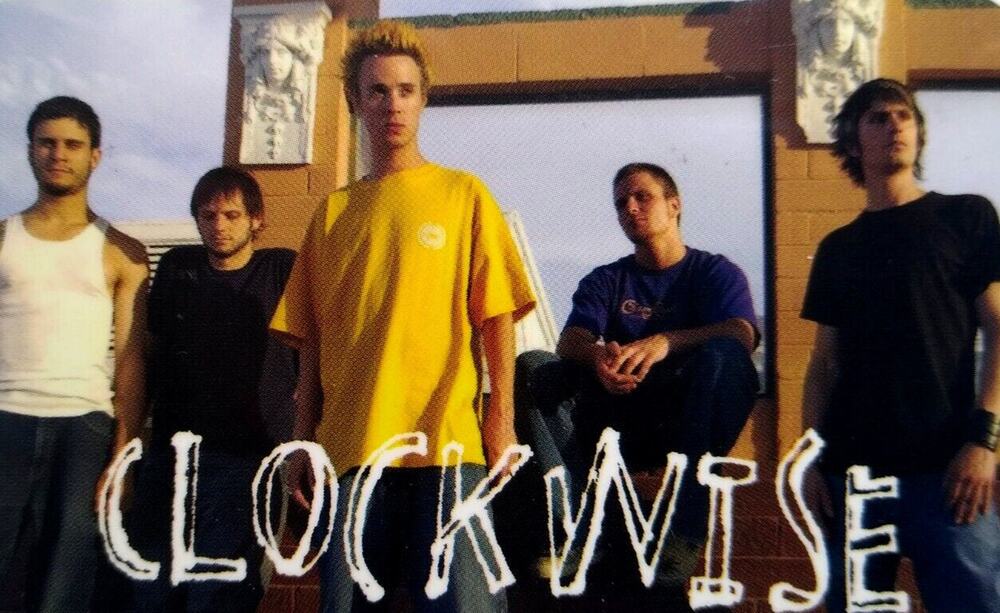Clockwise Promo Card Las Vegas Nevada Rock Music Band 2002 Laminated 3.25 x 2.15